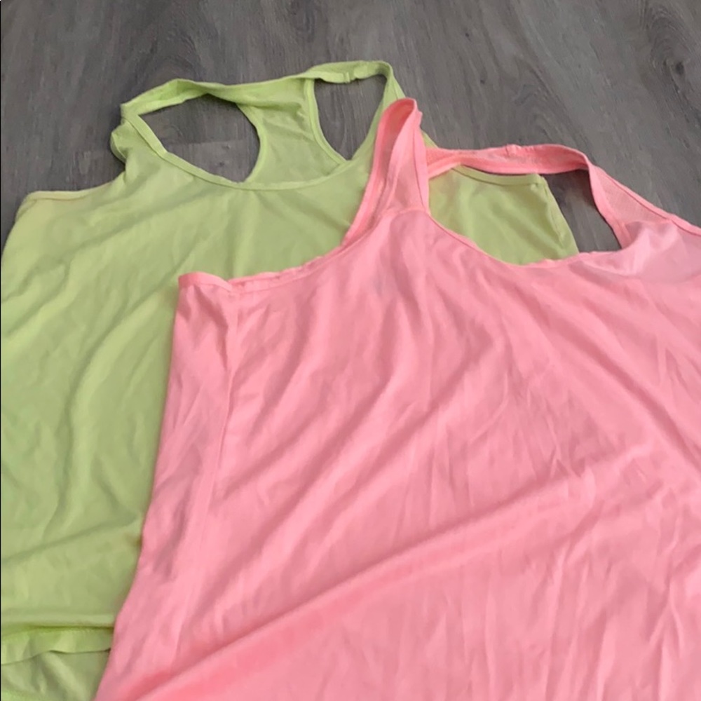 Two tak tops